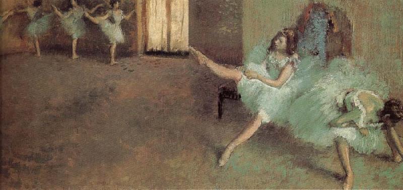 Edgar Degas Before the performance china oil painting image